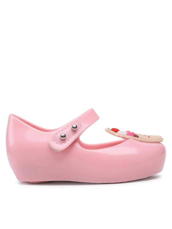 Pantofi Melissa Mini Melissa Ultragirl Candy B 33739 Glitter Pink AI280