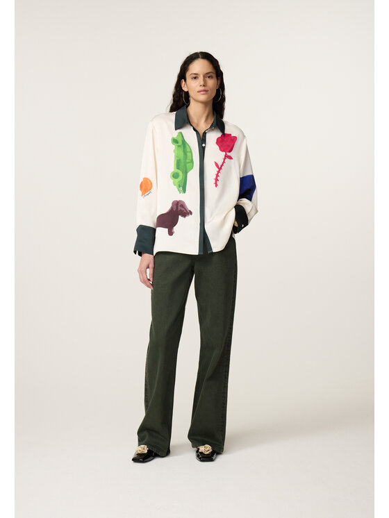 Fabienne Chapot Fabienne Chapot Bluzka 6878-1573-98 Kolorowy Regular Fit