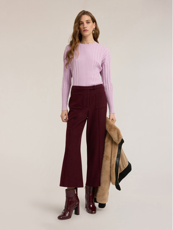 Motivi Motivi Maglione M445W003543N009 Viola Slim Fit