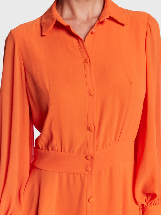 Fracomina Fracomina Košilové šaty FS23SD2003W41201 Oranžová Regular Fit