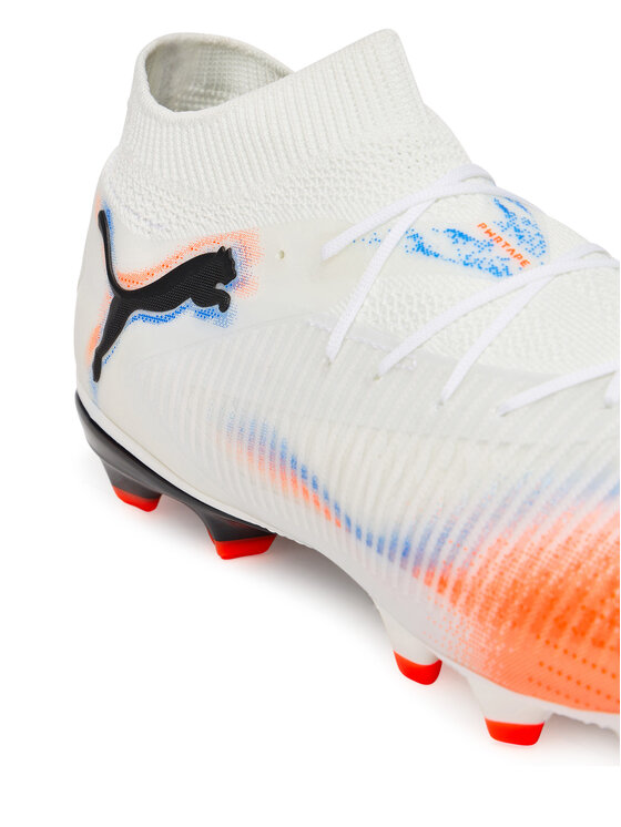 Puma Puma Čevlji za nagomet Future 8 Pro Fg/Ag 108588 01 Bela