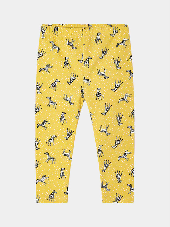 Mayoral Mayoral Legginsy 3702 Żółty Slim Fit