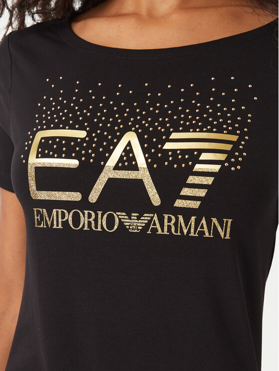 EA7 Emporio Armani EA7 Emporio Armani Футболка 7W001444 AF10373 MC004 Чорний Slim Fit