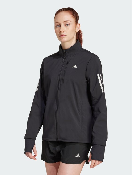 adidas adidas Kurtka do biegania 152021 Czarny Regular Fit