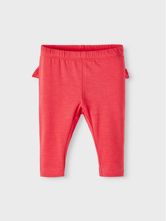 NAME IT NAME IT Legginsy 13217452 Czerwony Regular Fit