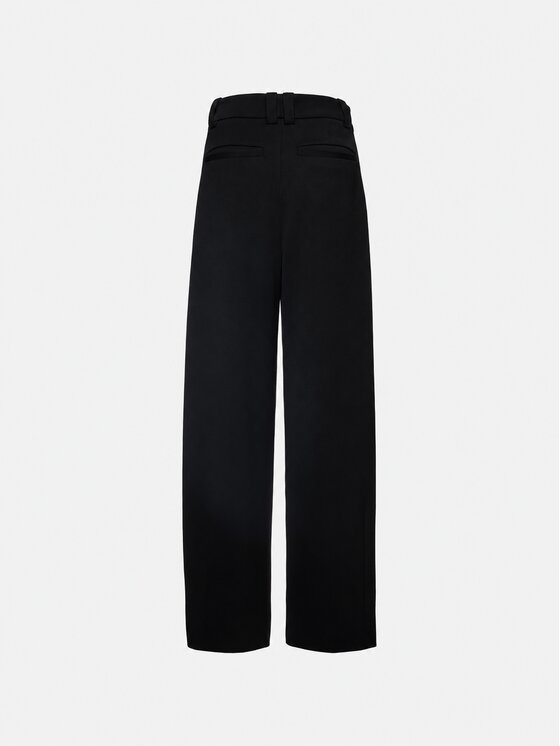 La Mania La Mania Spodnie garniturowe ISAAC Czarny Basic Fit