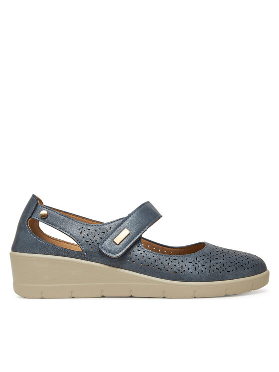 Clara Barson Scarpe basse WFA3588-1 Blu scuro, taglia : 36