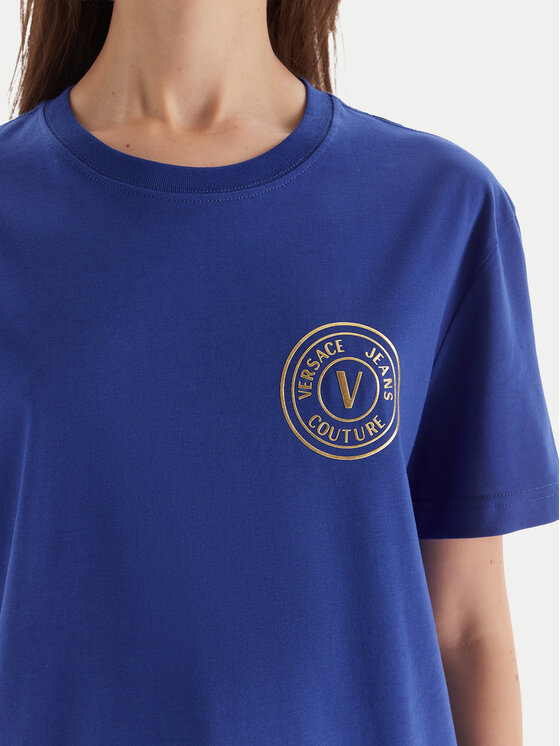 Versace Jeans Couture Versace Jeans Couture Футболка 79GAHT00 CJ00T Голубий Regular Fit