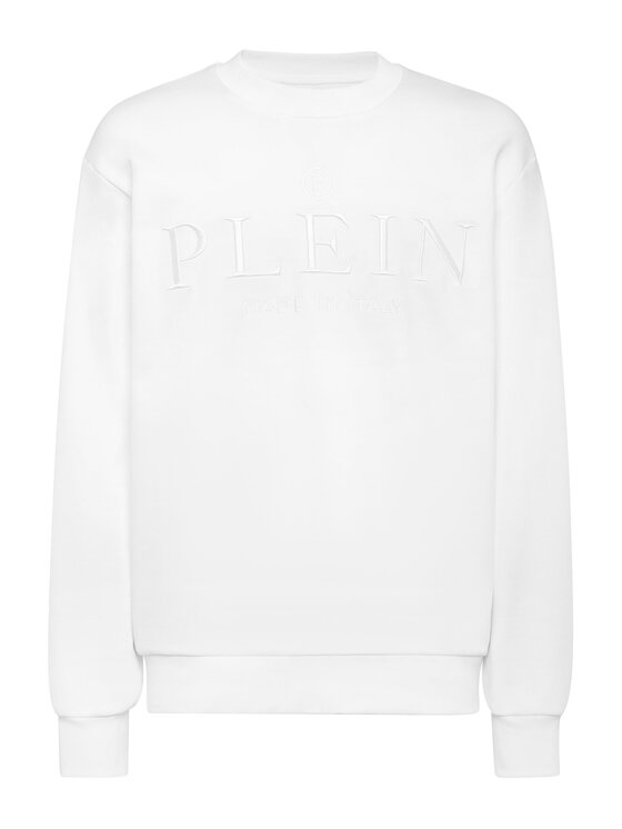 PHILIPP PLEIN PHILIPP PLEIN Bluza 24175 Biały Regular Fit