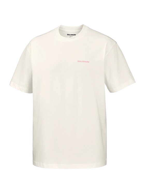 Salomon Salomon T-Shirt GRVL Relaxed SS TEE Beżowy Regular Fit