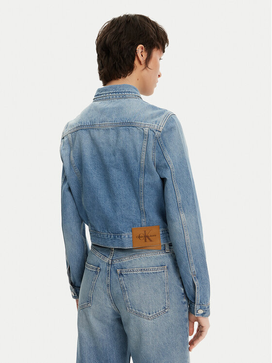 Calvin Klein Jeans Calvin Klein Jeans Jeansová bunda 90's J20J225184 Modrá Regular Fit