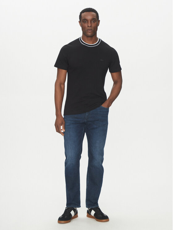 Lacoste Lacoste T-Shirt TH8174 Czarny Regular Fit