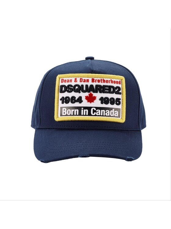 Czapka z daszkiem Dsquared2, Grantowe, BCM0552 05C00001 3073