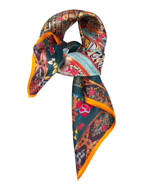 ALLORA BE UNIQUE ALLORA BE UNIQUE Foulard jedwabna Arancione