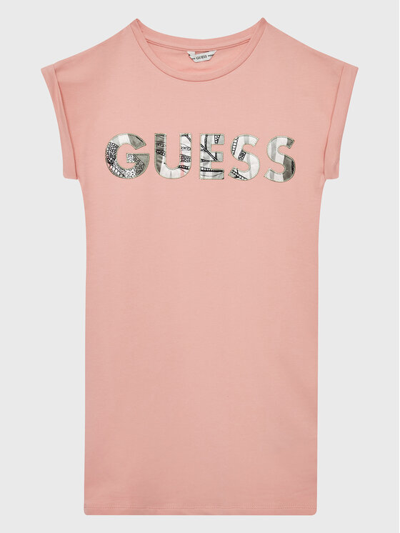 Guess Ikdienas kleita J3GK35 KAE23 Rozā Regular Fit