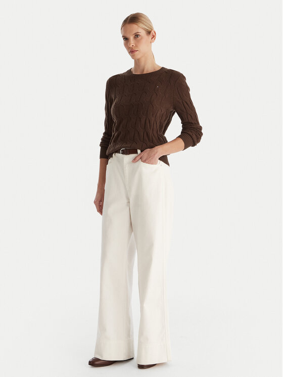 Tommy Hilfiger Tommy Hilfiger Pullover WW0WW43586 Braun Regular Fit