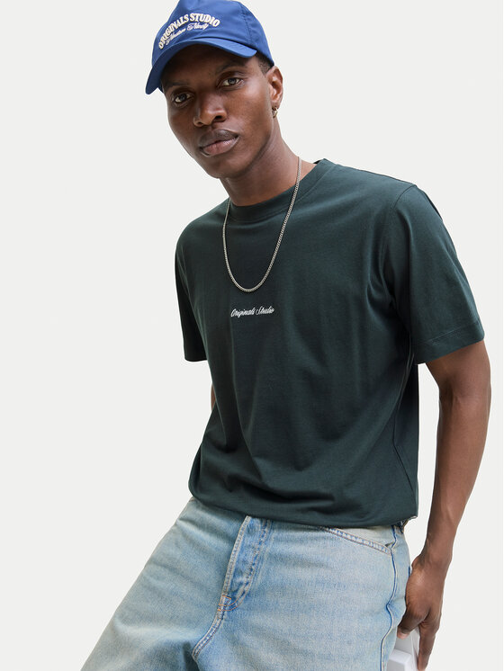 Jack&Jones Jack&Jones T-shirt Norrebro 12282892 Siva Relaxed Fit