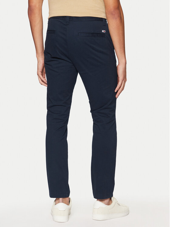 Tommy Jeans Tommy Jeans Chino nohavice Austin DM0DM20282 Tmavomodrá Slim Fit