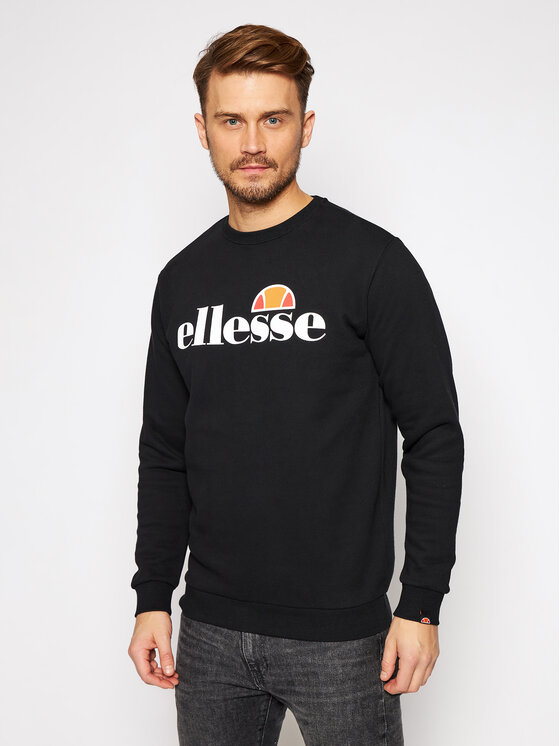 Ellesse Džemperis ar kapuci Succiso SHC07930 Melns Regular Fit