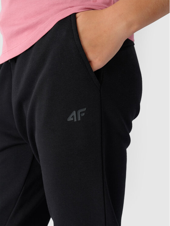 4F 4F Spodnie dresowe NOS Czarny Regular Fit