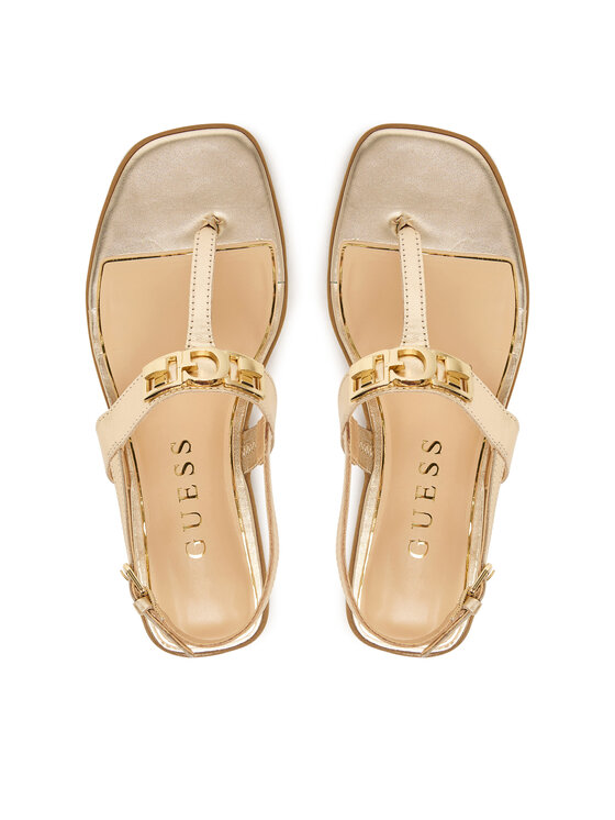 Guess Guess Sandały FLJRMY LEM03 Złoty