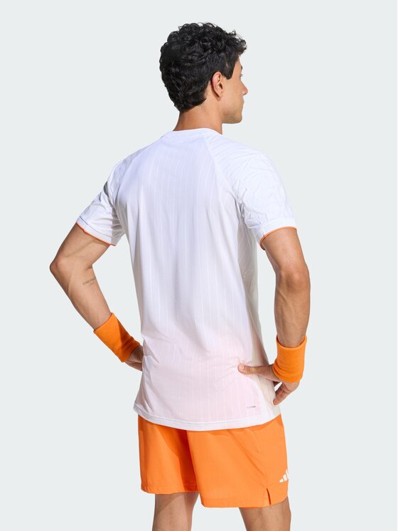 adidas adidas Koszulka techniczna 159390 Biały Slim Fit