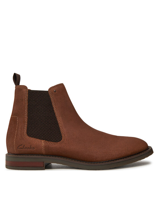 Clarks Jātnieku stila puszābaki Jaxen Easy 26179436 Brūns