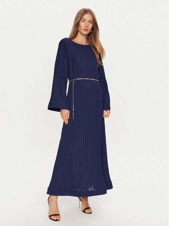 ViCOLO ViCOLO Estélyi ruha TS0396 Sötétkék Regular Fit
