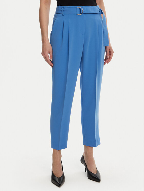 BOSS BOSS Kalhoty z materiálu Tapiah 50490037 Modrá Regular Fit