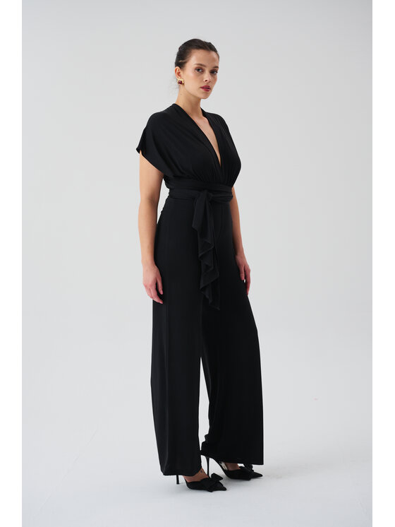ROSE AVENUE ROSE AVENUE Kombinezon MULTIWAY Czarny Regular Fit