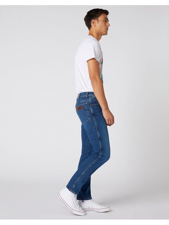 Wrangler Wrangler Jeansy TEXAS SLIM Niebieski Regular Fit