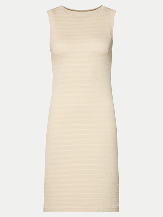 Guess Guess Sukienka codzienna Denisa W4GK0Z KC790 Beżowy Slim Fit