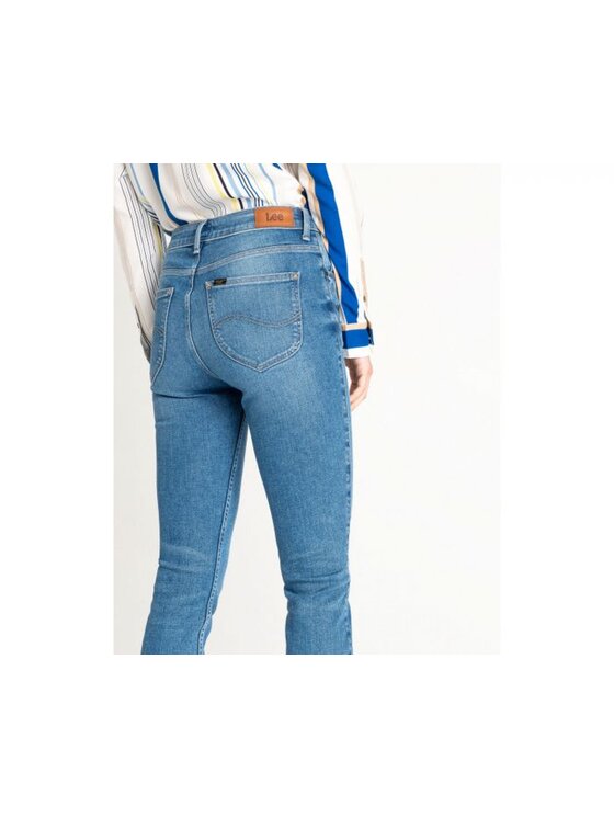 Lee Lee Jeansy SCARLETT Niebieski Skinny Fit