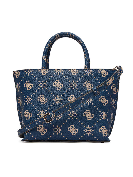 Guess Guess Дамска чанта Emelie Logo Mini HWGP99 28750 Тъмносин