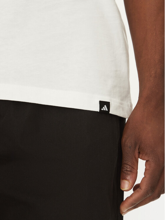 adidas adidas T-Shirt Lounge Still Life Bowl Graphic JJ3962 Biały Regular Fit