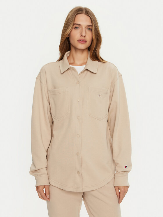 Champion Champion Πουκάμισο 117543 Μπεζ Regular Fit