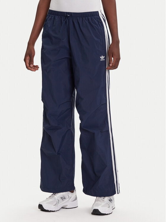 adidas adidas Teplákové kalhoty 3-Stripes JD3127 Tmavomodrá Loose Fit