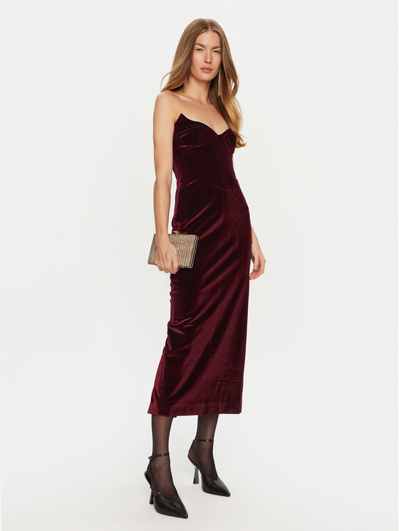 BARDOT BARDOT Rochie cocktail Camelia 59535DB Vișiniu Slim Fit