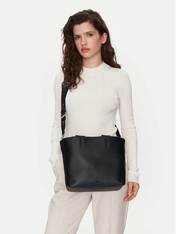 Calvin Klein Jeans Calvin Klein Jeans Дамска чанта Ultralight Mini Tote LV04K3112G Черен