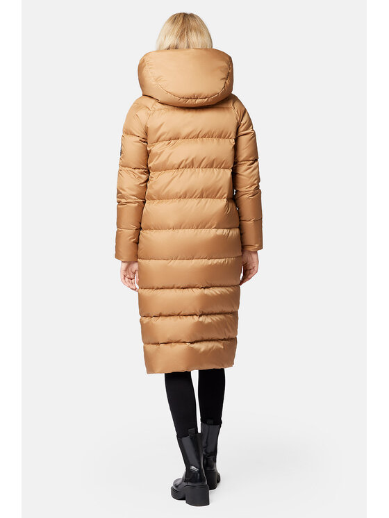 Lancerto Lancerto Kurtka puchowa Lauren KU135223000011 Brązowy Regular Fit