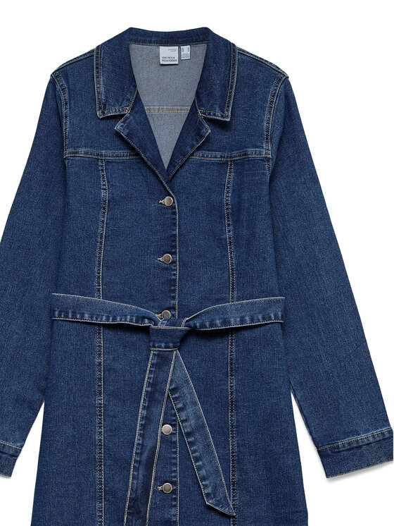 Vero Moda Vero Moda Дънкова рокля Telly 10338086 Син Regular Fit