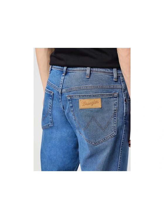 Wrangler Wrangler Jeansy TEXAS SLIM Niebieski Slim Fit
