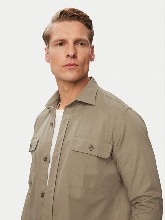 BOSS BOSS Košile H-Rob-Sp-2P-263 50567050 Tmavě béžová Regular Fit
