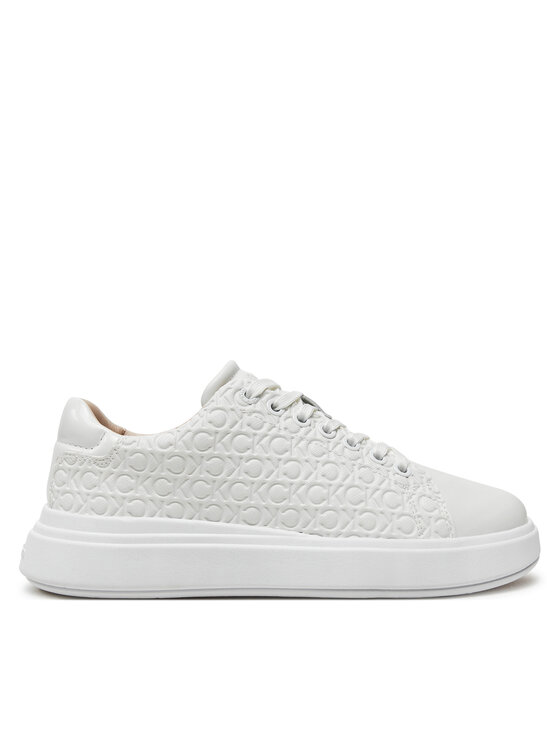 Calvin Klein Calvin Klein Tossud Cupsole Lace Up Saff Mono HW0HW02103 Valge