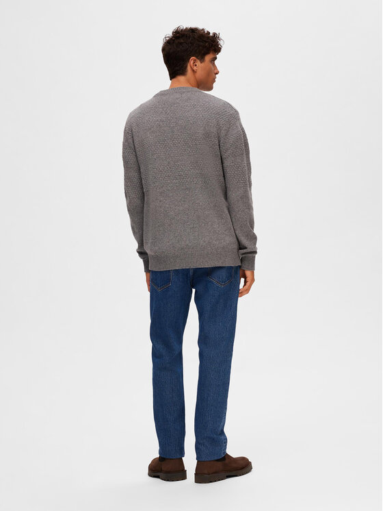 Selected Homme Selected Homme Maglione 16090155 Grigio Regular Fit