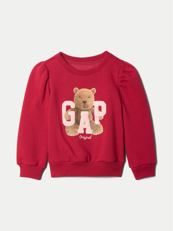 Gap Gap Mikina 626263 Bordó Regular Fit
