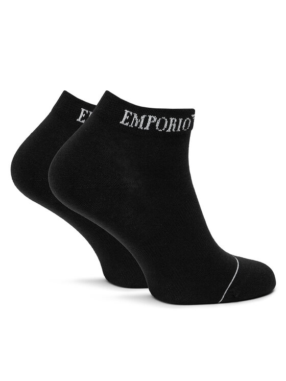 Emporio Armani Emporio Armani Set od 3 para muških niskih čarapa EM000550 AF12276 MC061 Crna