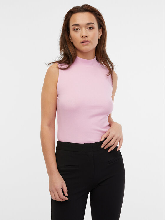 Orsay Orsay Tank top 1000133X3209__XL Różowy Regular Fit