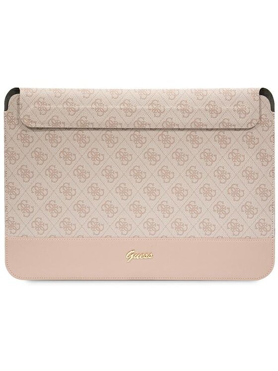 Etui na laptopa Guess, Różowy, do 14 cal