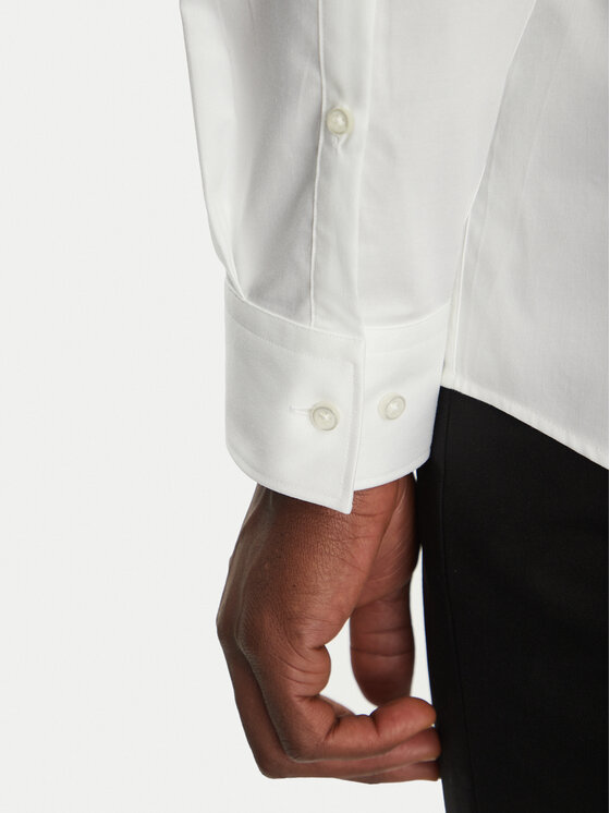 HUGO HUGO Krekls Kason 50482056 Balts Slim Fit